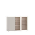 SIDEBOARD  154,2/99,1/34,9 cm  - Sandfarben/Grau, MODERN, Holzwerkstoff/Kunststoff (154,2/99,1/34,9cm) - Carryhome