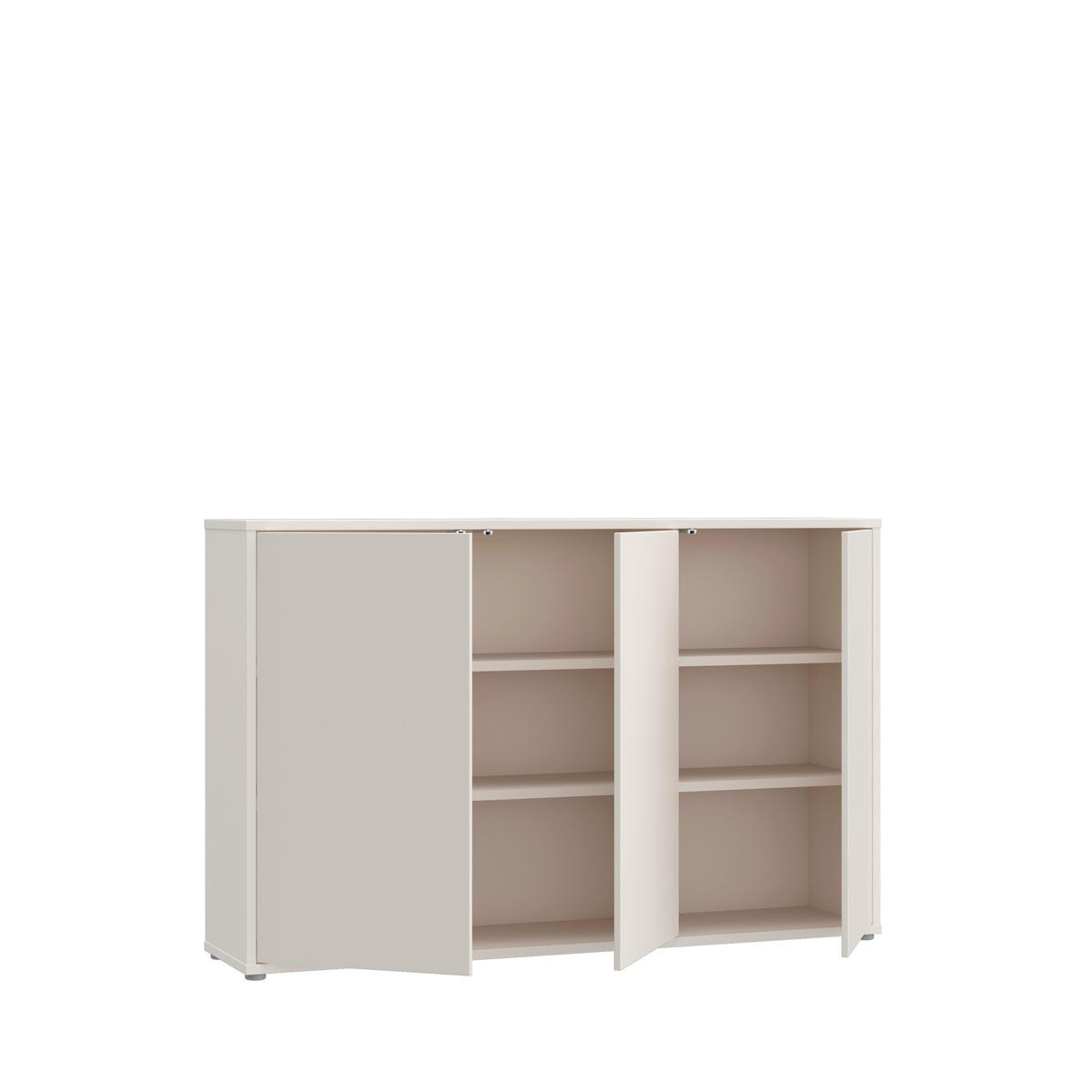 SIDEBOARD  154,2/99,1/34,9 cm  - Sandfarben/Grau, MODERN, Holzwerkstoff/Kunststoff (154,2/99,1/34,9cm) - Carryhome