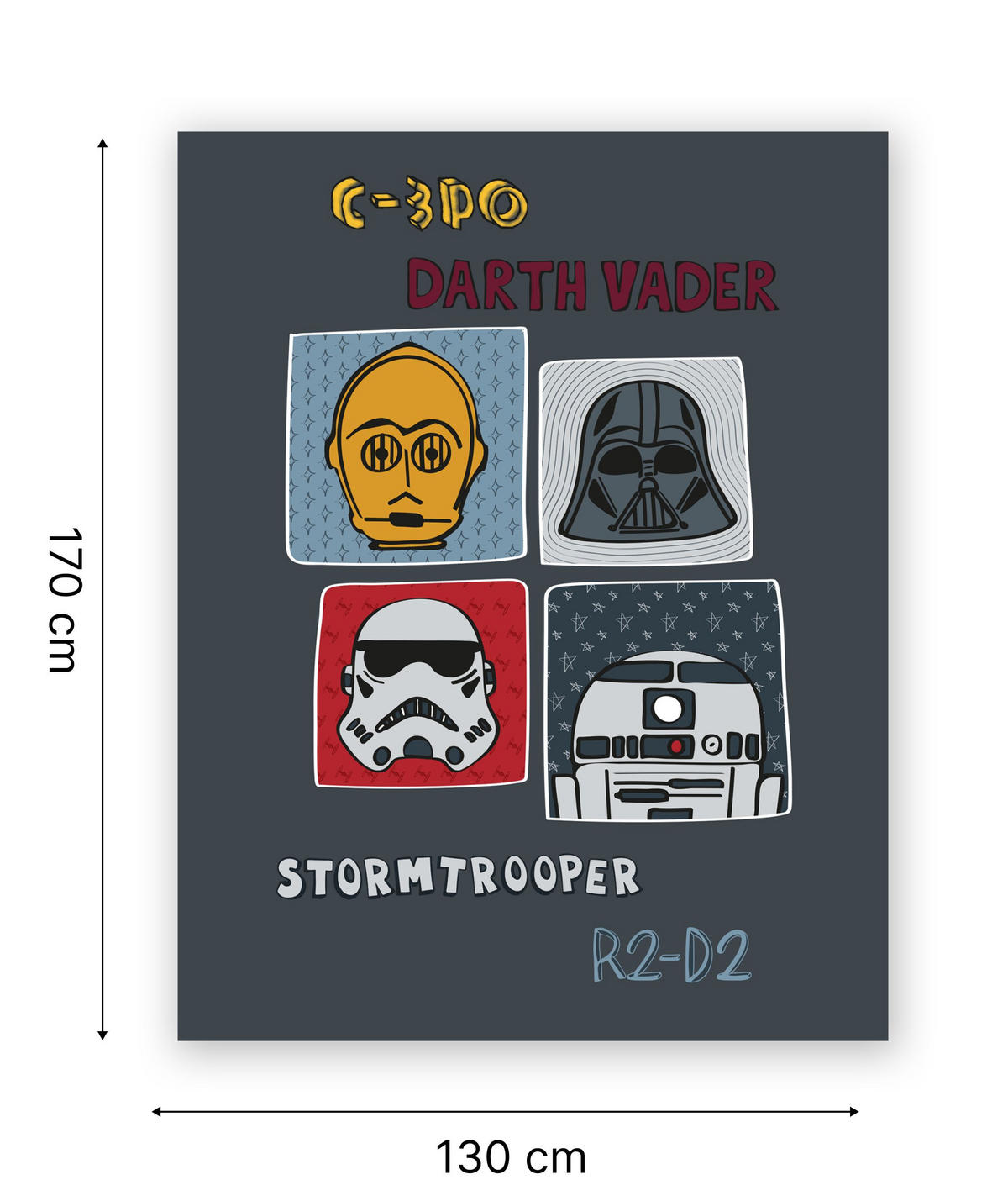 GYEREKSZŐNYEG  DISNEY CARPET  - szürke, Basics, műanyag/textil (130/170cm)