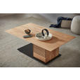 COUCHTISCH in Holz, Metall 120/70/42 cm  - Erlefarben/Schwarz, Natur, Holz/Metall (120/70/42cm) - Valnatura