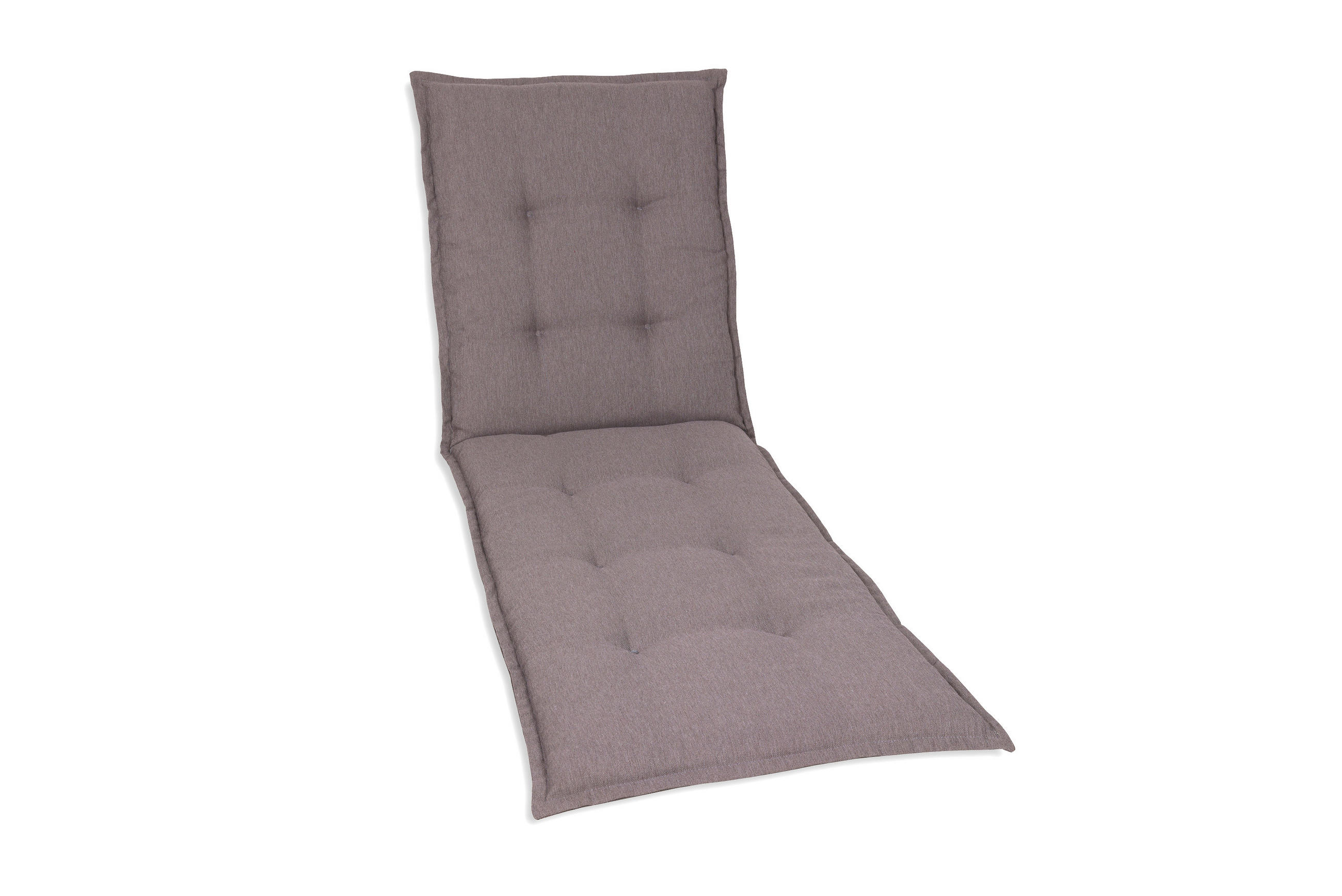 LIEGENAUFLAGE Uni  - Taupe, Basics, Textil (60/7/190cm)