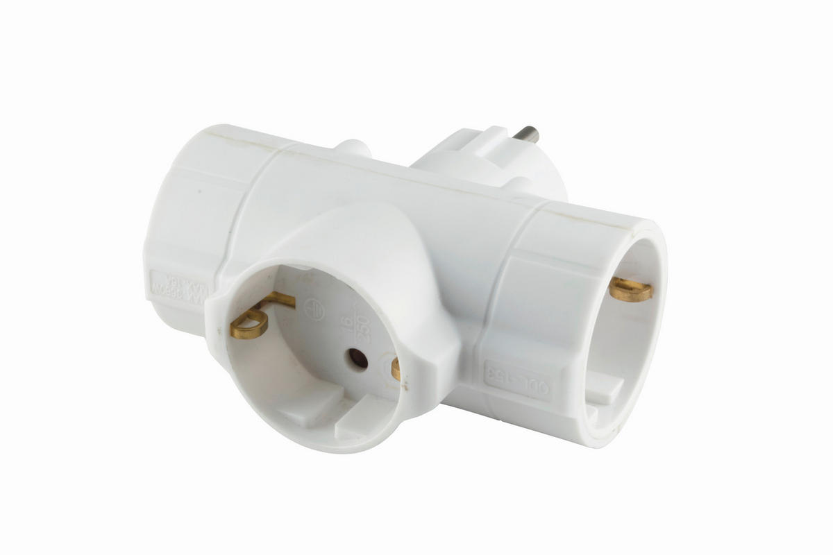 ELOSZTÓ - fehér, Basics, műanyag/fém (16/20/5cm)