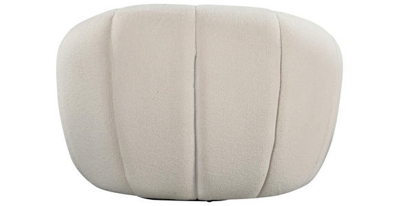 SESSEL in Struktur Creme  - Creme/Schwarz, Design, Textil (114/77/104cm) - Carryhome