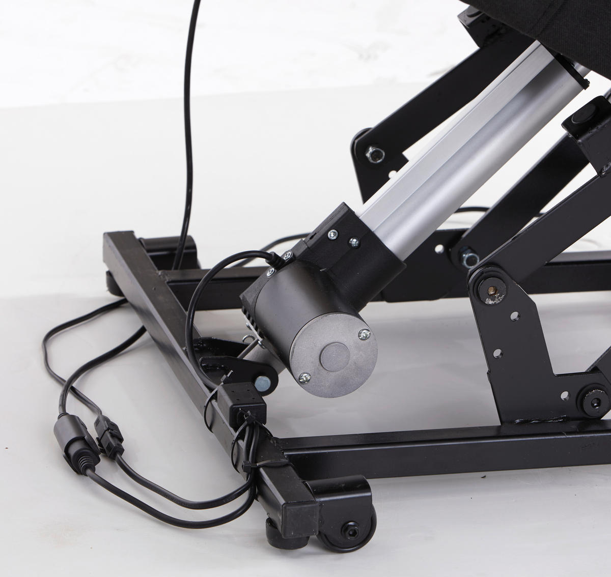 TV FOTELJA metal, tekstil  crna   - siva/crna, Konvencionalno, metal/tekstil (66/80-97/90-159,5cm) - Ti'me