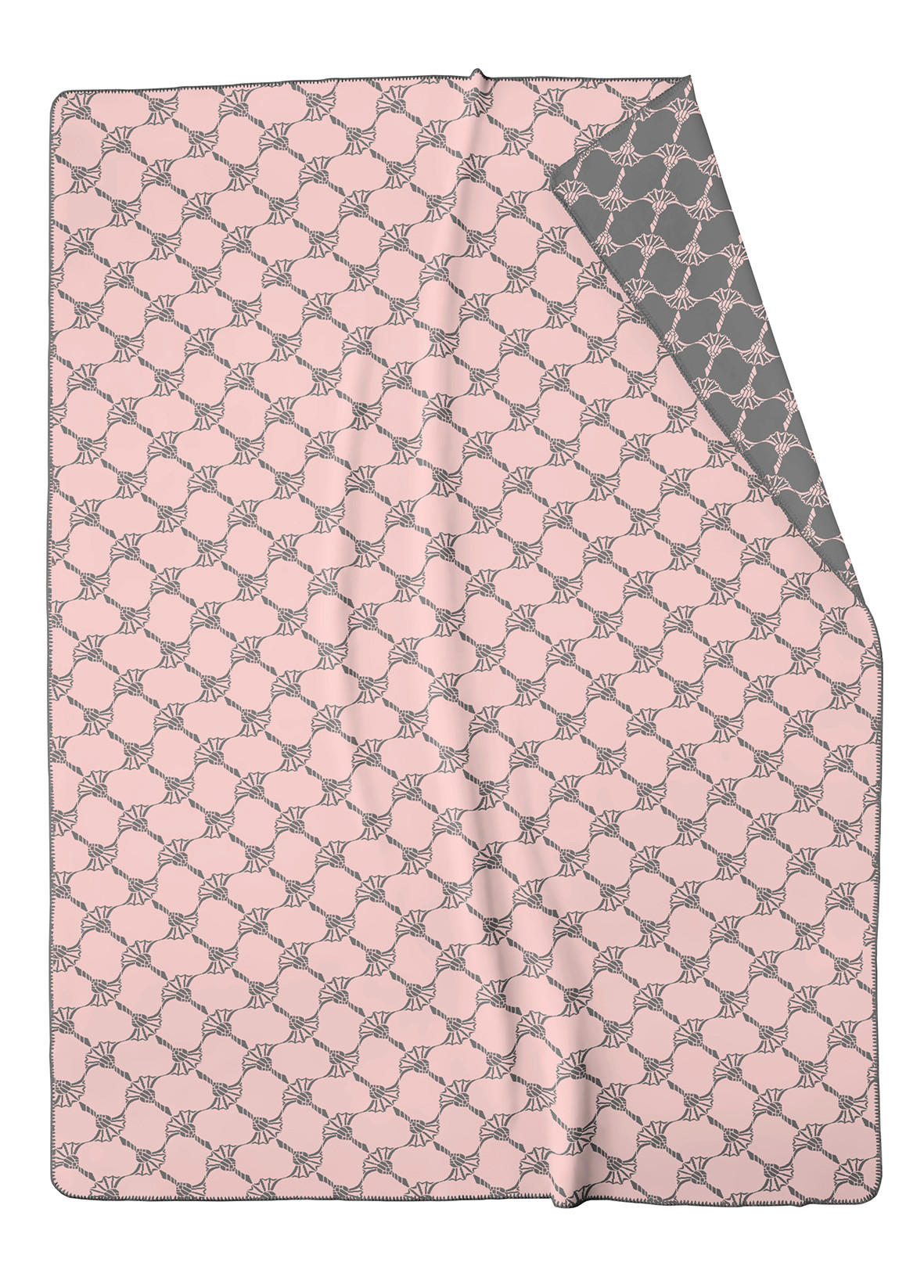 DEKA 150/200 cm   - svijetlo ružičasta/siva, Basics, tekstil (150/200cm) - Joop!