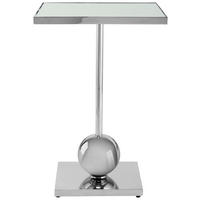 BEISTELLTISCH in Metall 42/42/62 cm  - Silberfarben, Design, Glas/Metall (42/42/62cm) - Kayoom