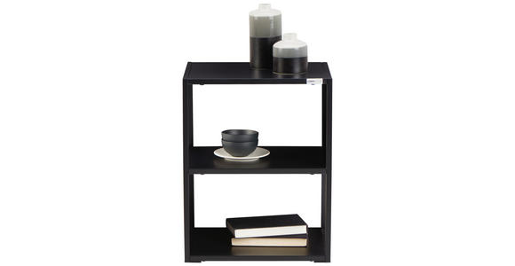 BEISTELLTISCH in Metall 40/30/51 cm - Schwarz, Trend, Kunststoff/Metall (40/30/51cm) - Carryhome