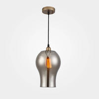 HÄNGELEUCHTE  18/33/18 cm   - Silberfarben, Trend, Glas (18/33/18cm) - Kayoom
