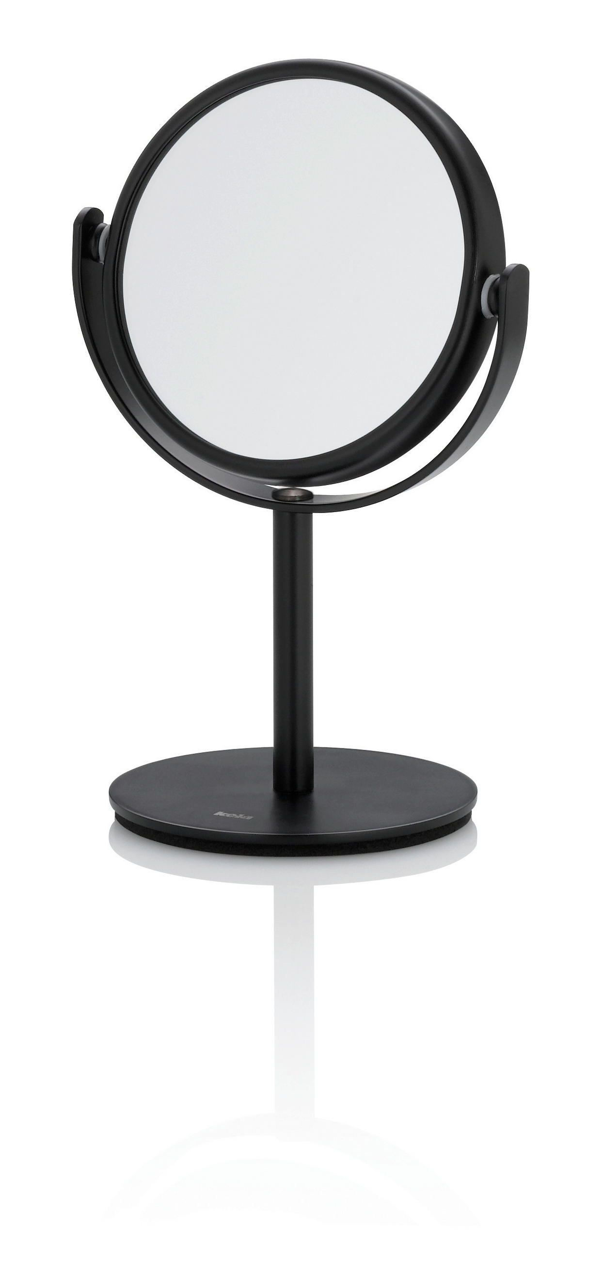 SCHMINKSPIEGEL Schwarz  - Schwarz, Basics, Metall (8/15cm) - Kela