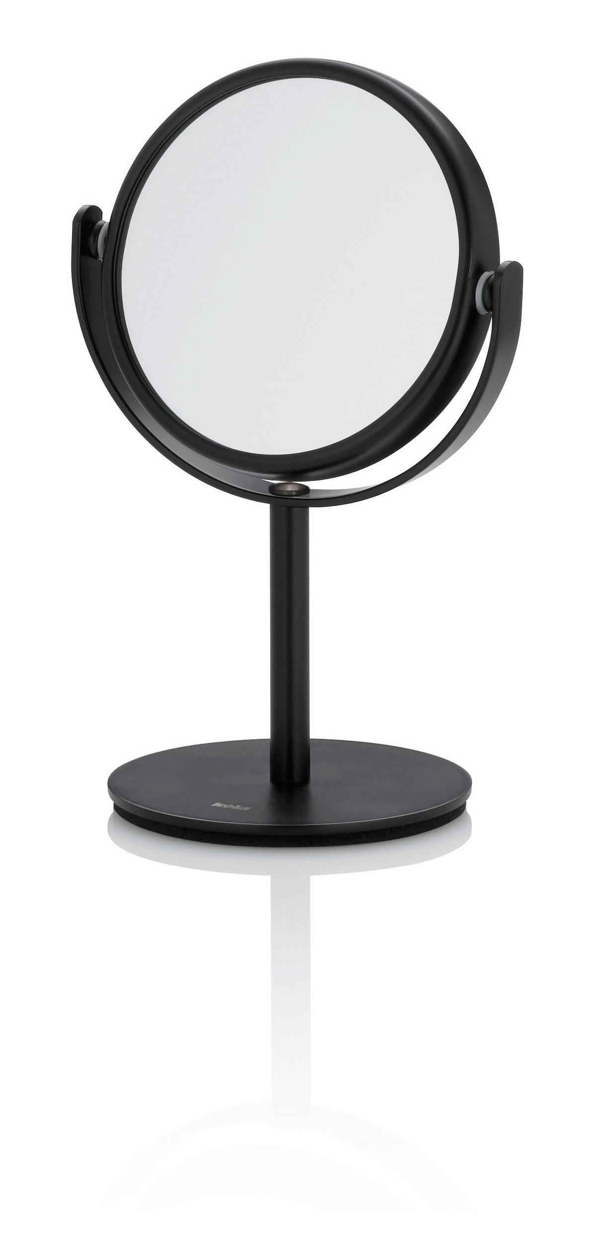 SCHMINKSPIEGEL Schwarz  - Schwarz, Basics, Metall (8/15cm) - Kela