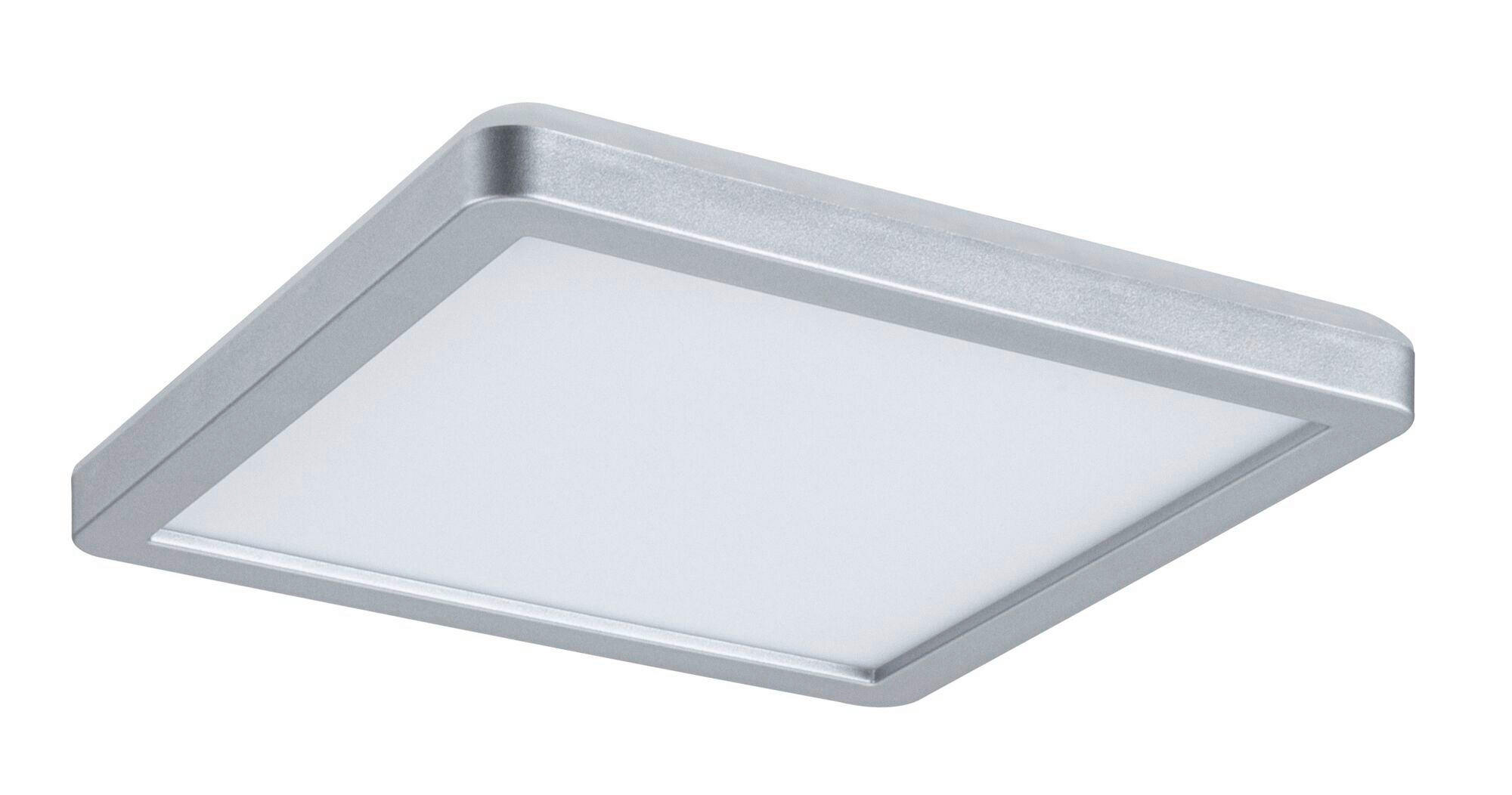 LED-PANEEL 19/19/2,8 cm   - Chromfarben, Basics, Kunststoff (19/19/2,8cm) - Paulmann