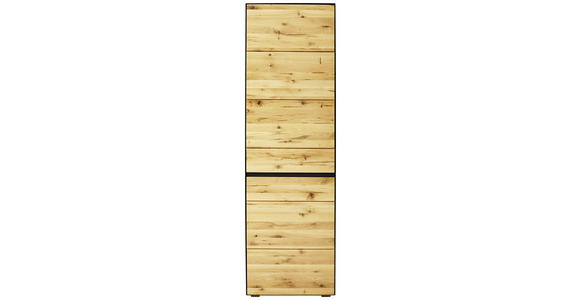 GARDEROBENSCHRANK 60/200/38 cm  - Eichefarben/Anthrazit, Natur, Holz/Holzwerkstoff (60/200/38cm) - Linea Natura