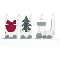 LED-DEKOLEUCHTE 28/5,5/15 cm  - Multicolor/Weiß, Basics, Holz/Kunststoff (28/5,5/15cm) - Eglo