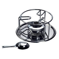 RECHAUD Heidi Cheese Line: Modern inox  - Edelstahlfarben, Basics, Metall (19cm) - Heidi Cheese Line