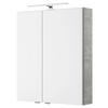SPIEGELSCHRANK 60/70,3/14,5 cm  - Chromfarben/Grau, KONVENTIONELL, Glas/Holzwerkstoff (60/70,3/14,5cm) - Pelipal