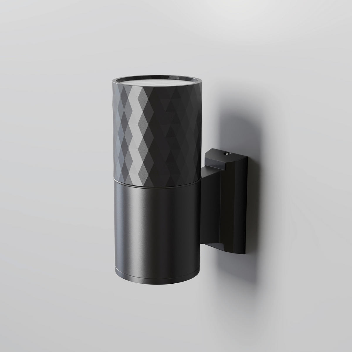 WANDLEUCHTE Bowery 6.5/14.5 cm  - Schwarz, Design, Metall (6.5/14.5cm) - MAYTONI