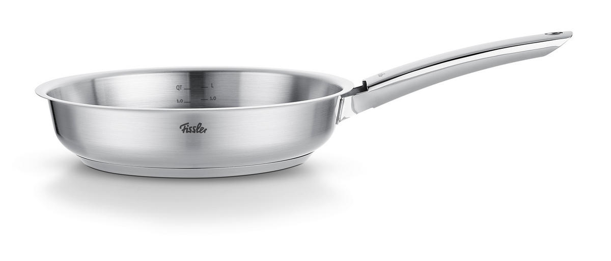 BRATPFANNE PURE 24 cm  - Silberfarben, Basics, Metall (24cm) - Fissler