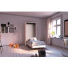 ZIDNI KREVET 90/200 cm   - bijela, Konvencionalno, drvni materijal/metal (90/200cm) - MID.YOU