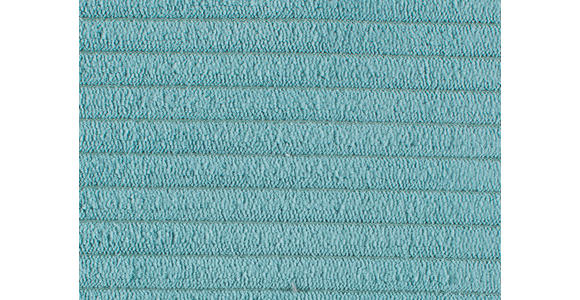 ECKSOFA Hellblau Cord  - Schwarz/Hellblau, KONVENTIONELL, Kunststoff/Textil (224/254cm) - Hom`in