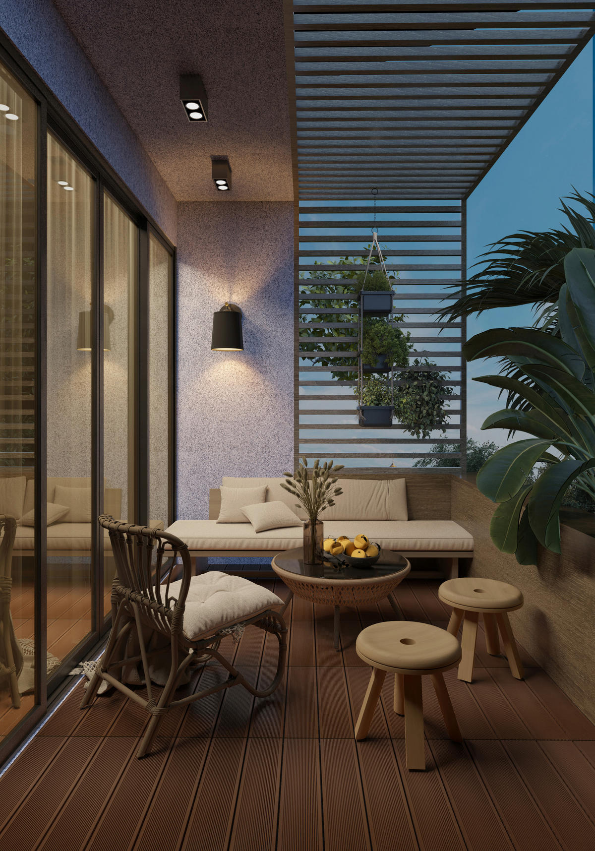 TERRASSENDIELE 8 Stück  - Dunkelbraun, Basics, Kunststoff (59,2/13,4/3,3cm) - Ambia Garden