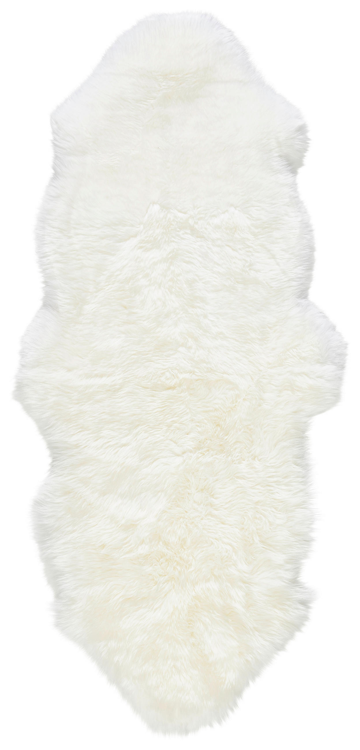 OVČÍ KOŽEŠINA, 60/140 cm, bílá - bílá, Natur, kožešina (60/140cm) - Linea Natura