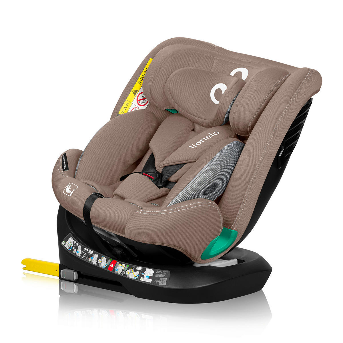 KINDERAUTOSITZ Bastiaan One i-Size   - Beige, Basics, Kunststoff (44.5/60/81cm) - Lionelo