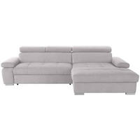 HÖRNSOFFA i velour silver  - silver, Design, trä/textil (292/183cm) - Livetastic