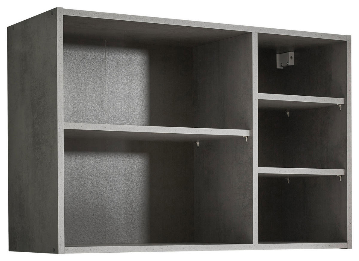 KÜCHENOBERSCHRANK 90/60/33 cm  in Anthrazit  - Anthrazit, Design, Holzwerkstoff (90/60/33cm) - MID.YOU