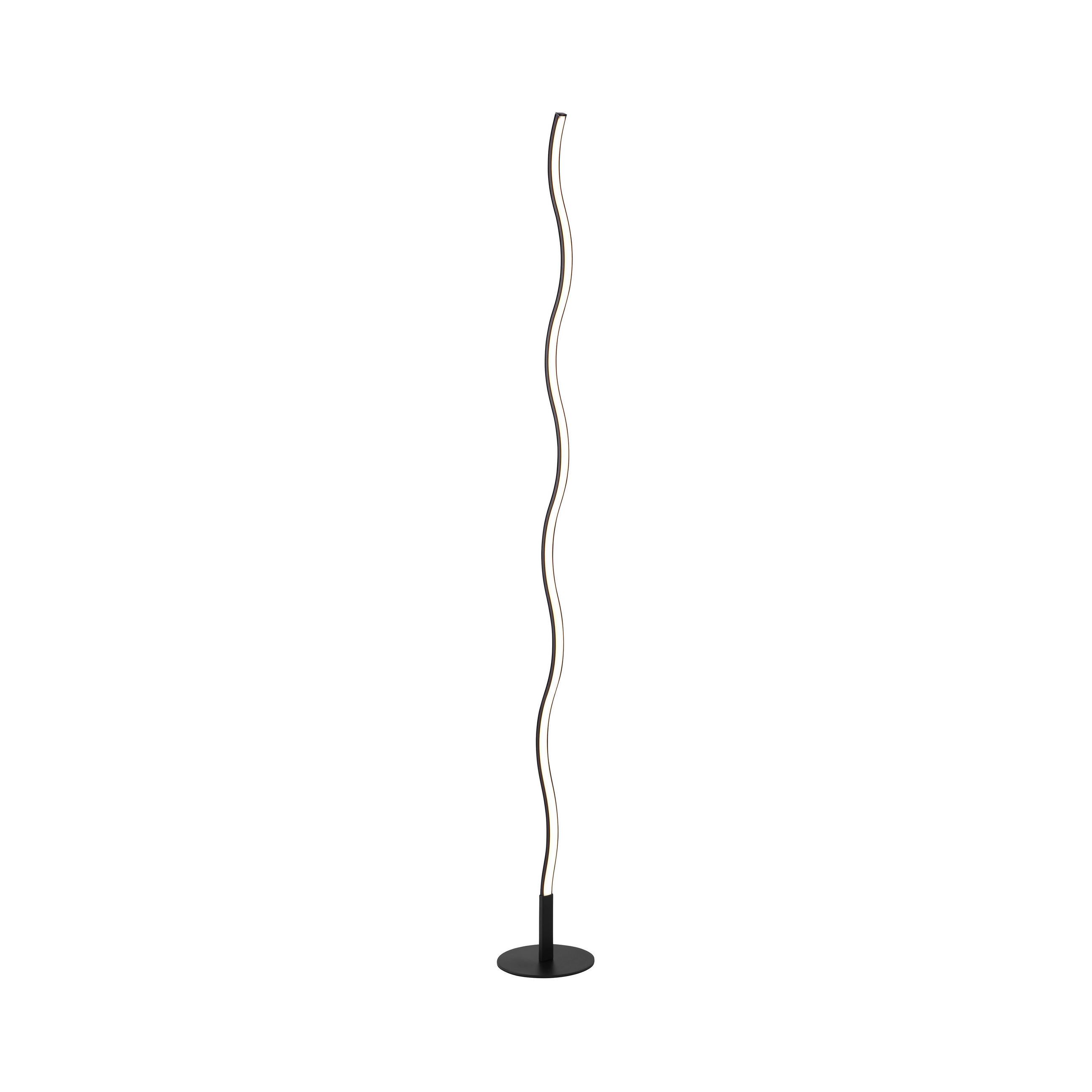 STEHLEUCHTE 14/14/120 cm    - Schwarz, Design, Kunststoff/Metall (14/14/120cm)