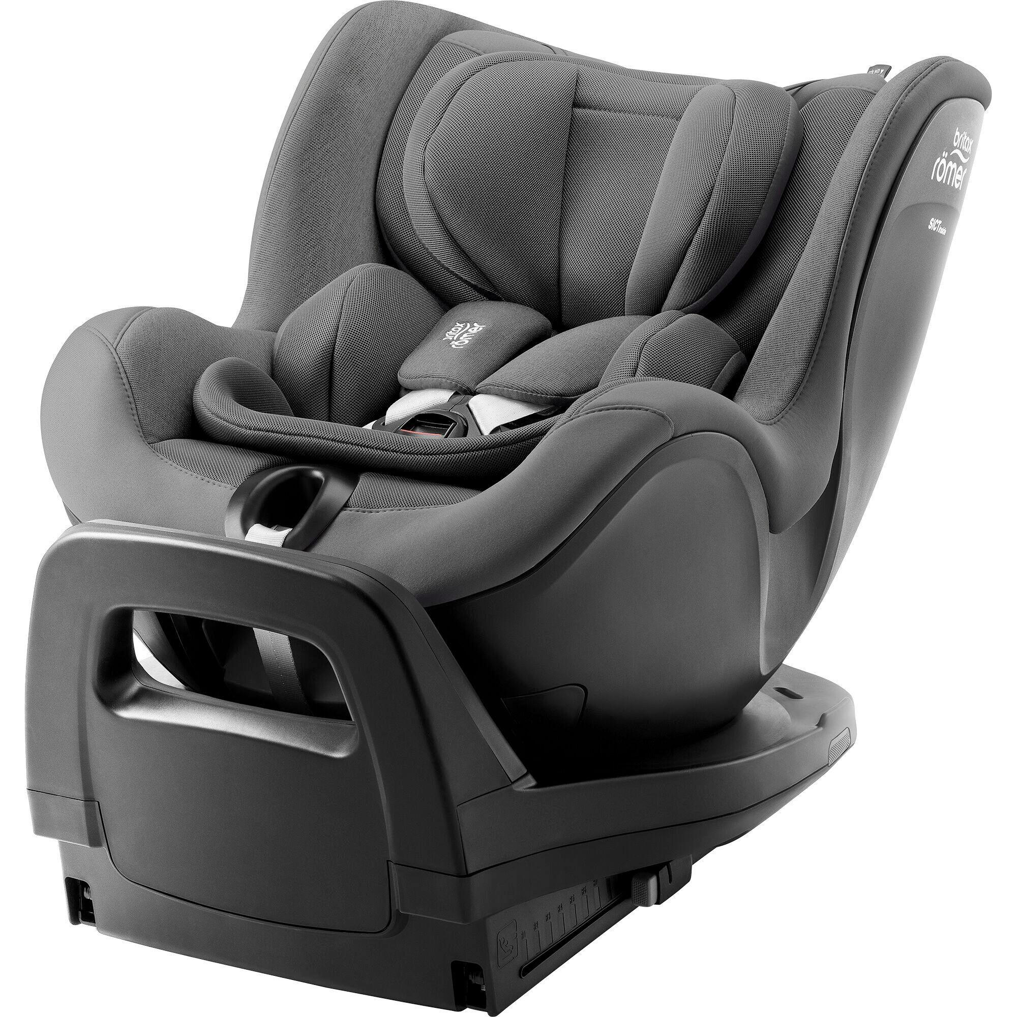 REBOARDER-KINDERSITZ Dualfix Pro  - Dunkelgrau/Grau, Basics, Kunststoff/Textil (44/48/74cm) - Britax Römer