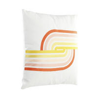 ZIERKISSEN  45/45 cm   - Gelb/Rot, Basics, Textil (45/45cm) - Eglo