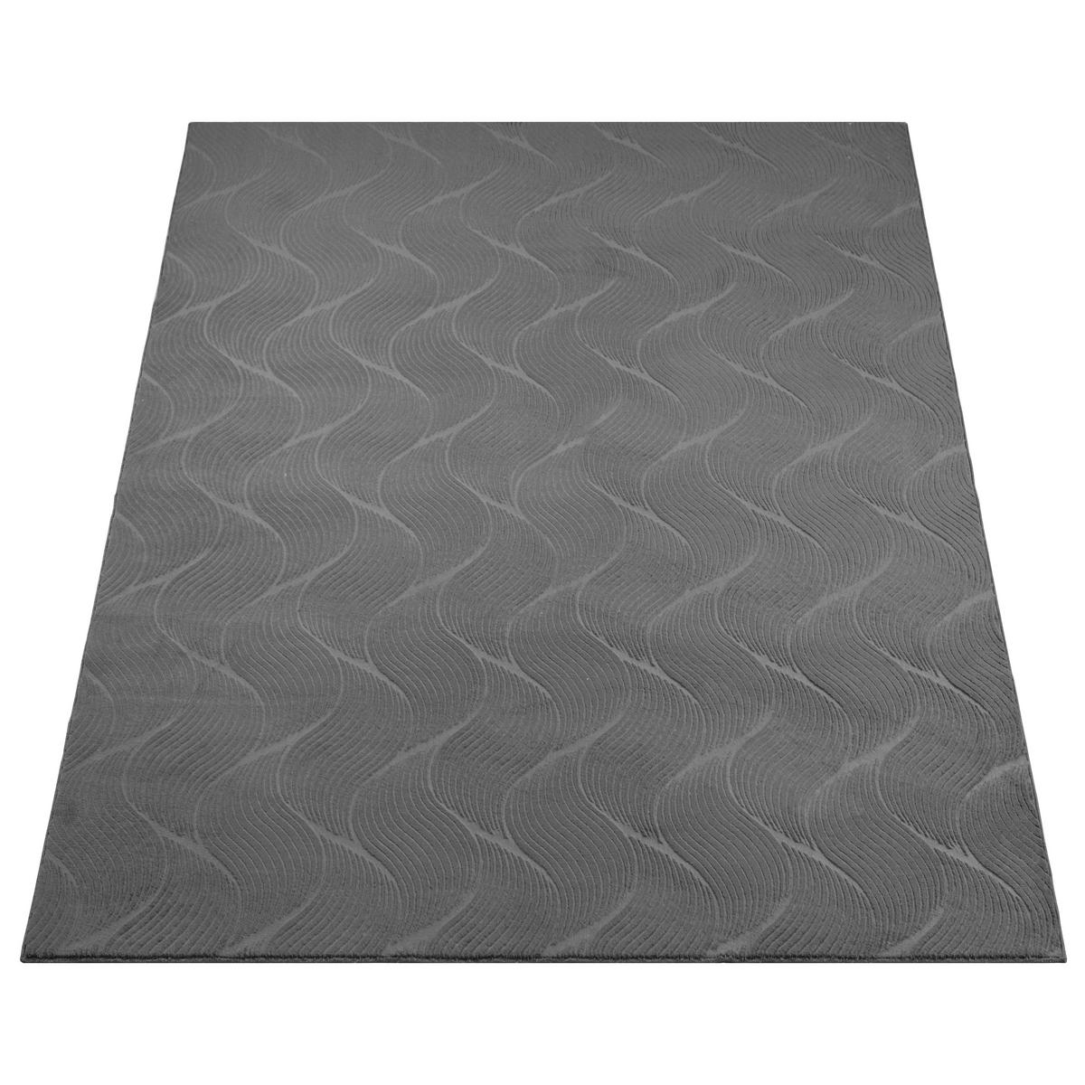 WEBTEPPICH 120/160 cm Stilo Anthrazit  - Anthrazit, KONVENTIONELL, Textil (120/160cm) - Novel