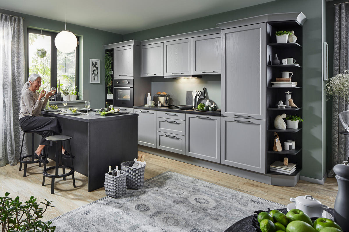 EINBAUKÜCHE BRISTOL SELECTION  - LIFESTYLE, Holzwerkstoff - Moderano