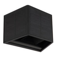 SOLARLEUCHTE - Klar/Schwarz, Design, Kunststoff (15,4/9,6/9,9cm) - Globo