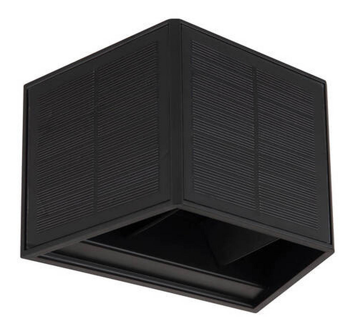 SOLARLEUCHTE - Klar/Schwarz, Design, Kunststoff (15,4/9,6/9,9cm) - Globo