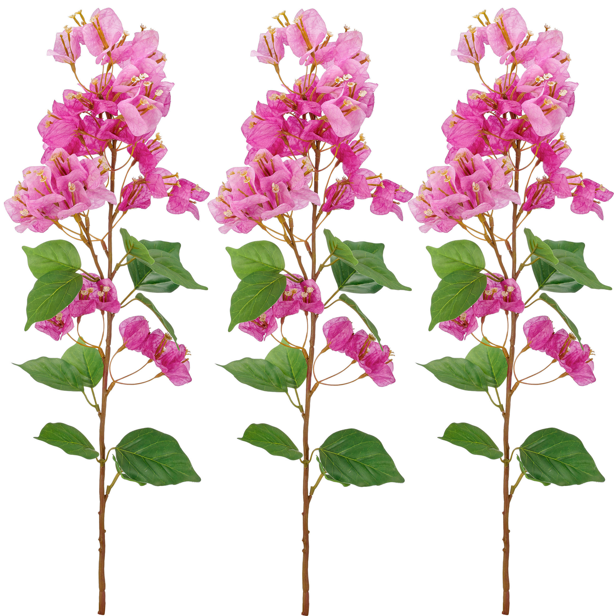 KUNSTBLUME Bougainvillea  - Hellbraun/Violett, Basics, Kunststoff (60cm)