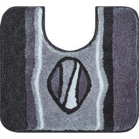 WC-VORLEGER Anthrazit 50/55 cm  - Anthrazit, Basics, Kunststoff/Textil (50/55cm) - Grund