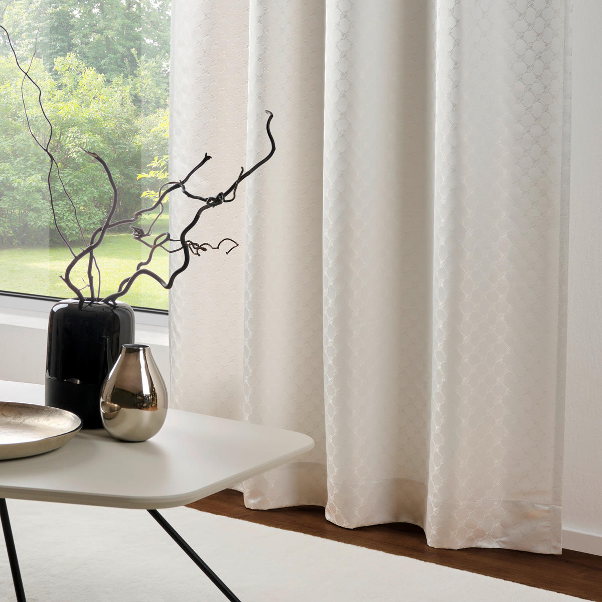 FERTIGVORHANG blickdicht  - Hellgrau, Basics, Textil (130/250cm) - Joop!