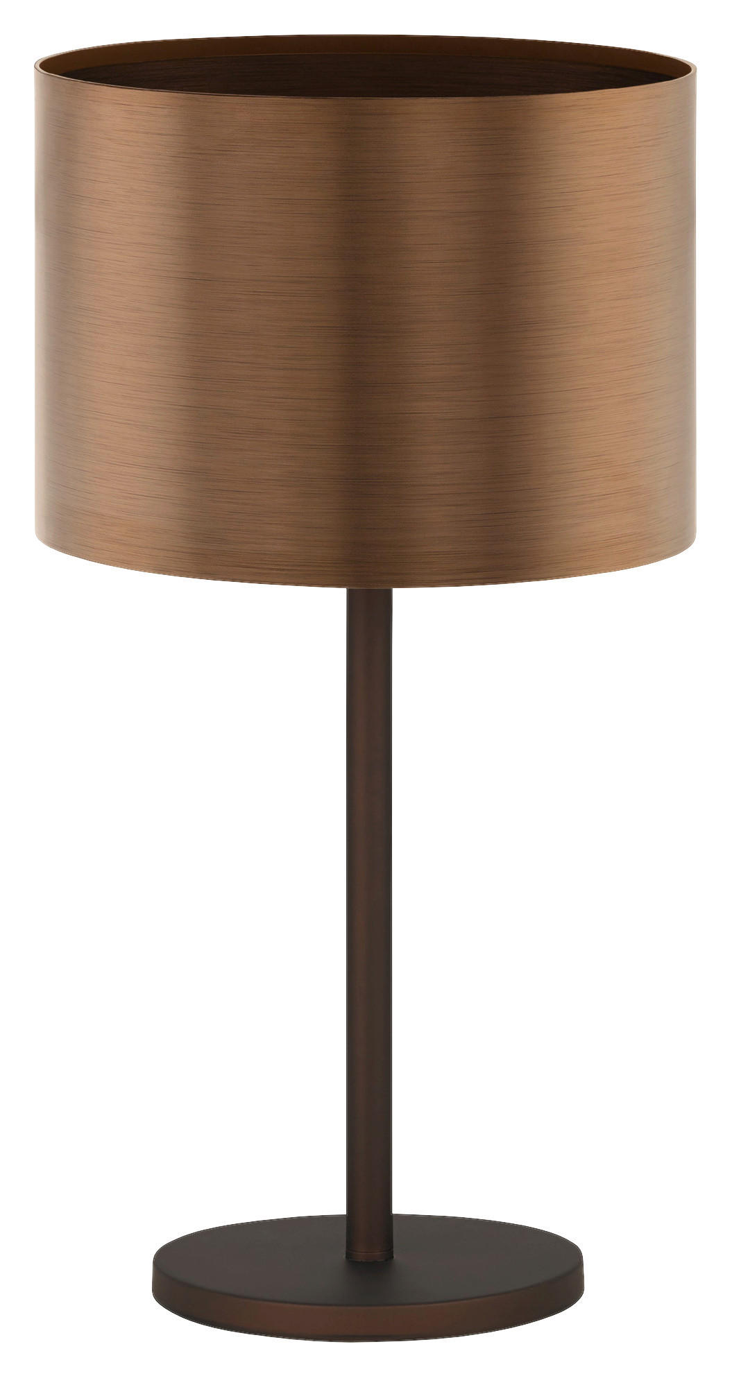 STOLNÁ LAMPA, E27, 35/66 cm  - hnedá/medená, Basics, kov/plast (35/66cm)