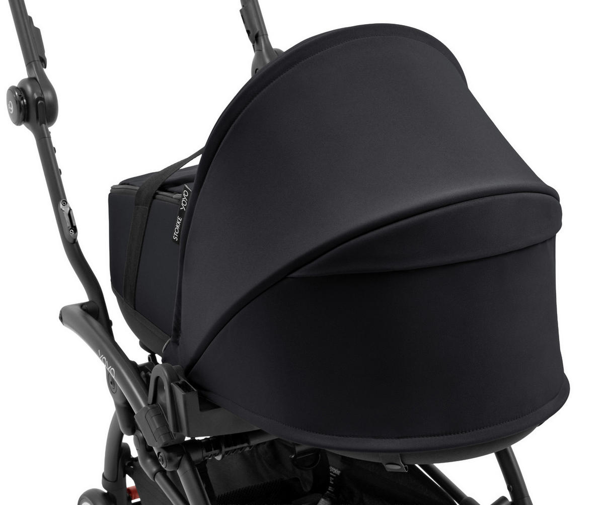 KOŠARA ZA KOLICA    - crna, Basics, tekstil (45,5cm) - Stokke