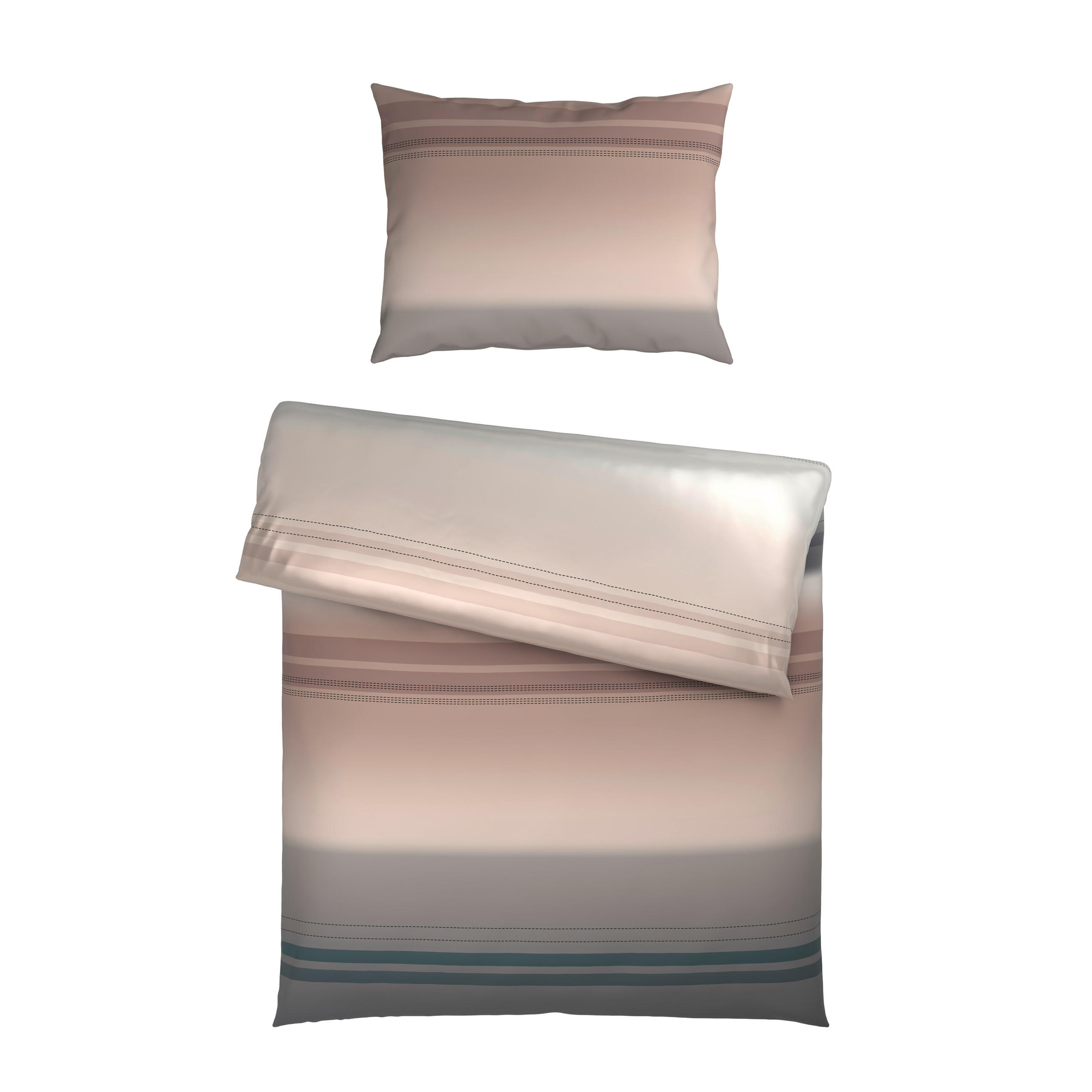 ÁGYNEMŰHUZAT-GARNITÚRA 140/200 cm  - taupe, Konventionell, textil (140/200cm) - Novel