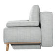 BOXSPRINGSOFA Carla  mit Stoffauswahl, Rücken echt Grau  - Grau, Design, Holz/Textil (203/97/107cm) - Dieter Knoll