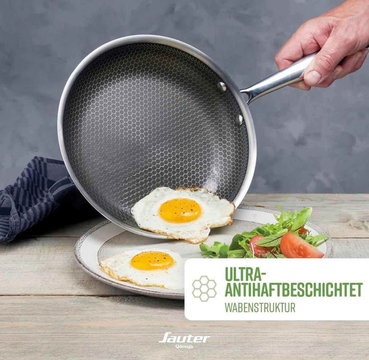 BRATPFANNE  - Silberfarben, Basics, Metall (24/7cm)