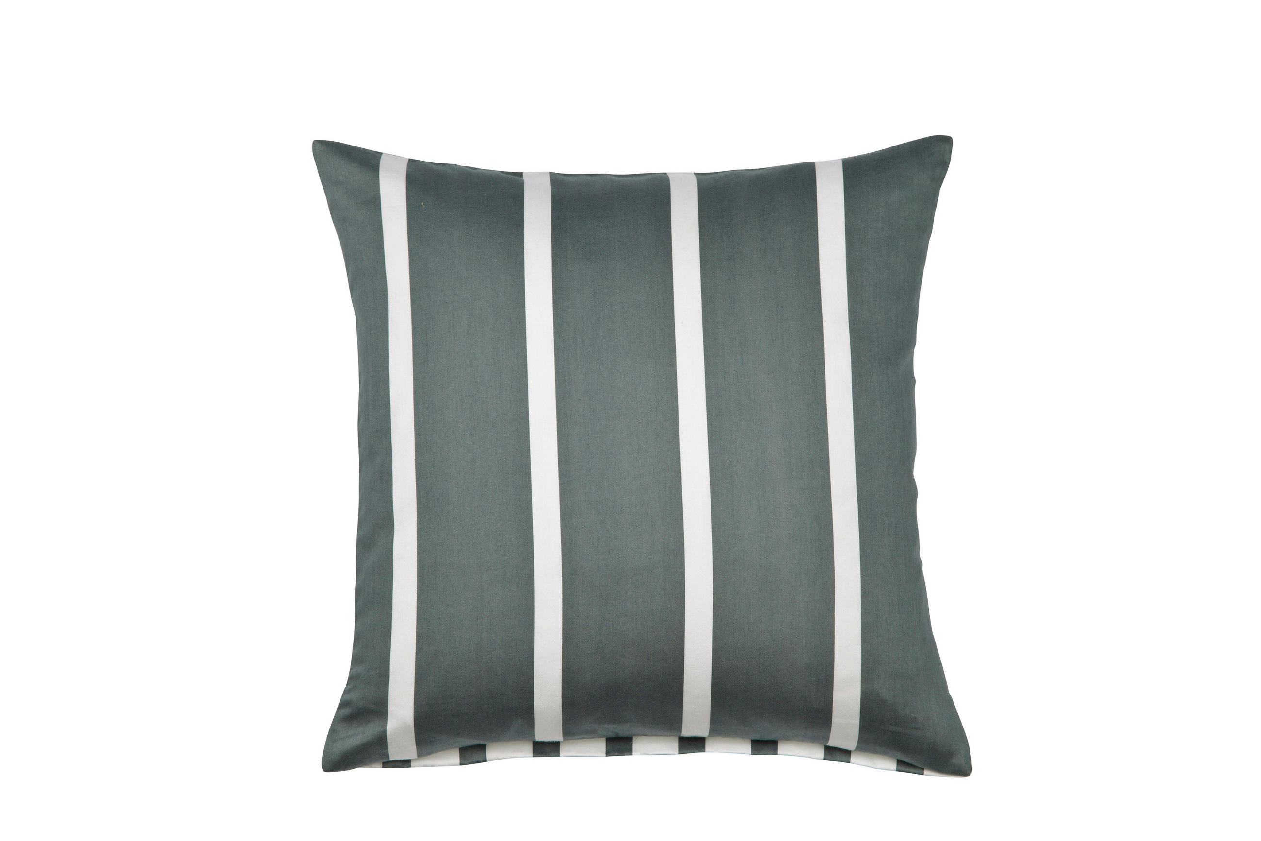 KISSENHÜLLE GENTANO 40/40 cm - Anthrazit/Weiß, Design, Textil (40/40cm) - Janine