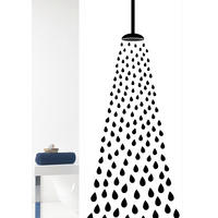 DUSCHVORHANG Doccia 180/200 cm  - Schwarz/Weiß, Basics, Kunststoff (180/200cm) - Grund