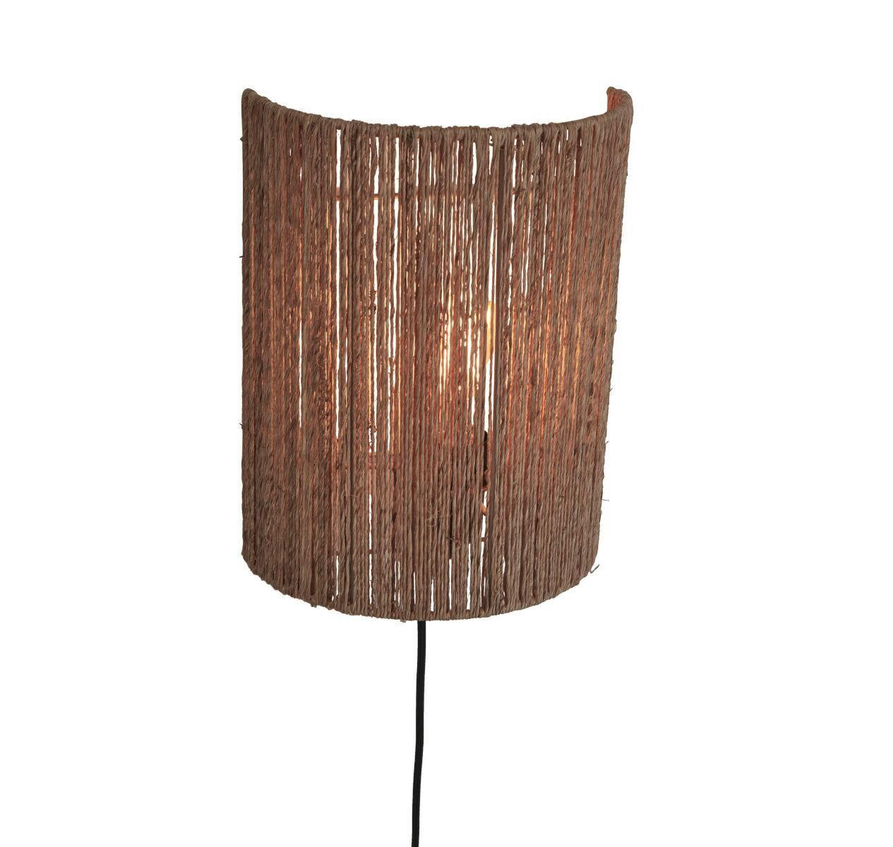 WANDLEUCHTE GOOD&MOJO 25/32/25 cm - Naturfarben, Trend (25/32/25cm) - Good & Mojo