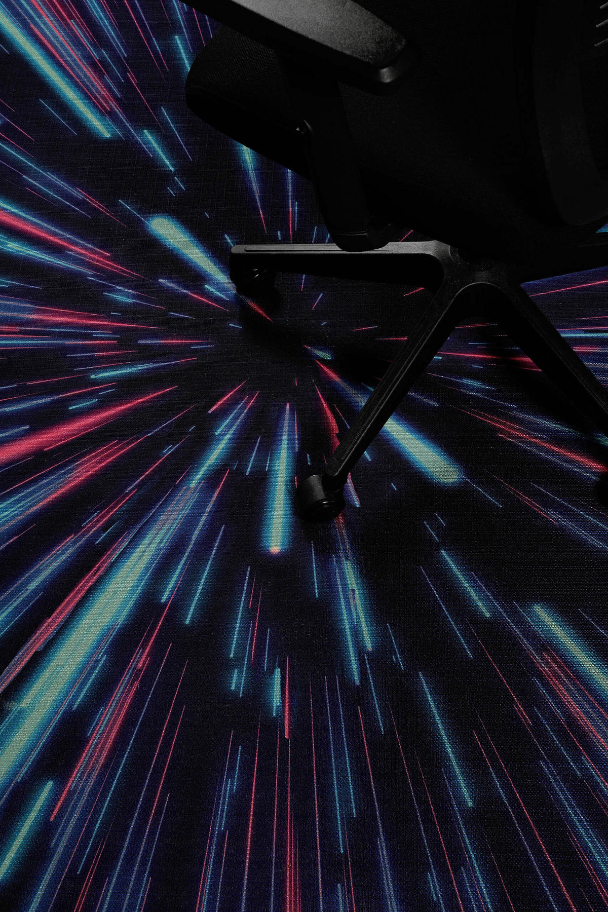 FLACHWEBETEPPICH  Wohnzimmer 160/230 cm Neon Horizon Blau, Rot, Schwarz rechteckig  - Blau/Rot, Basics, Kunststoff/Textil (160/230cm) - WECON HOME