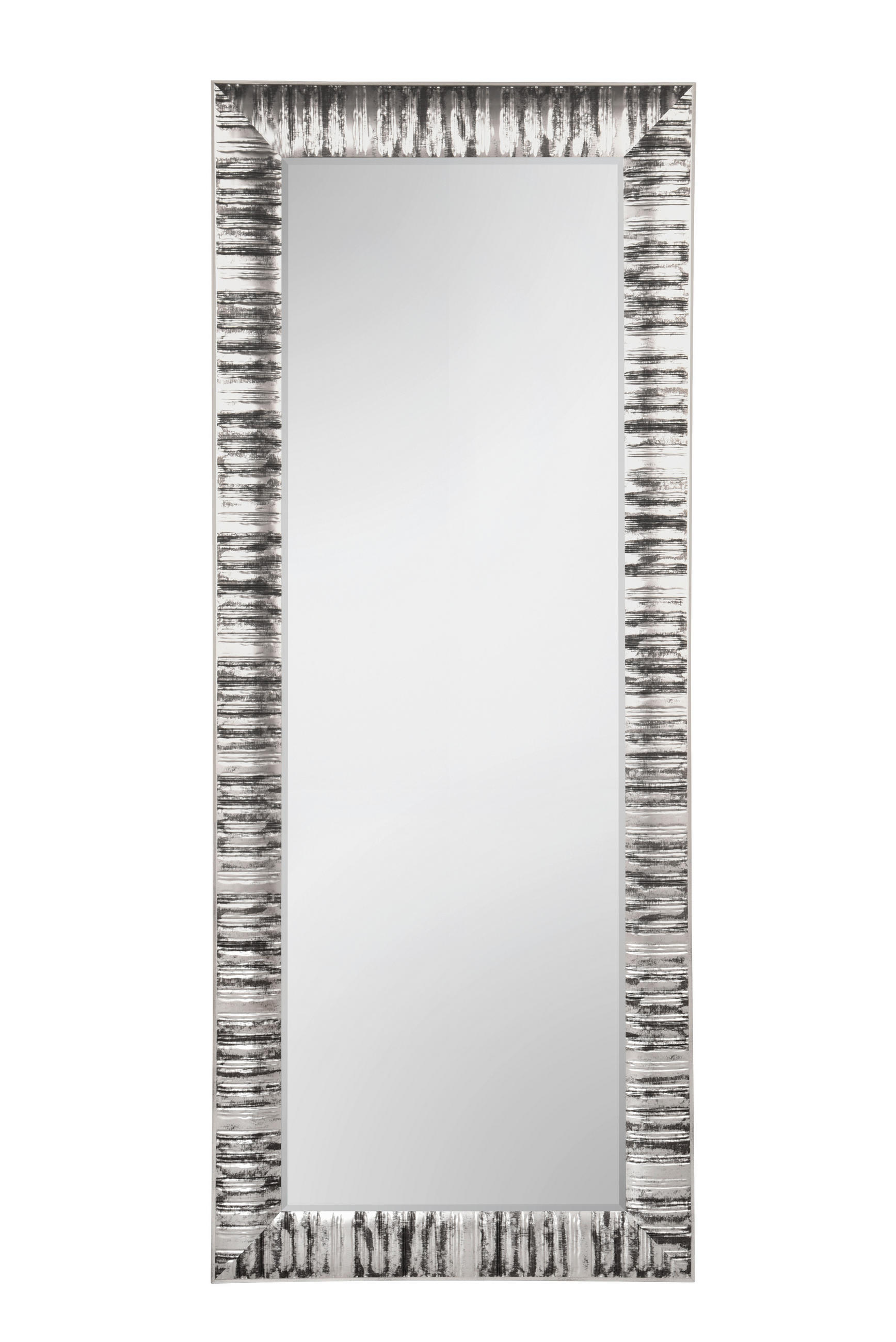 NÁSTĚNNÉ ZRCADLO  - barvy stříbra, Moderní, plast/sklo (90/190/3cm) - Xora