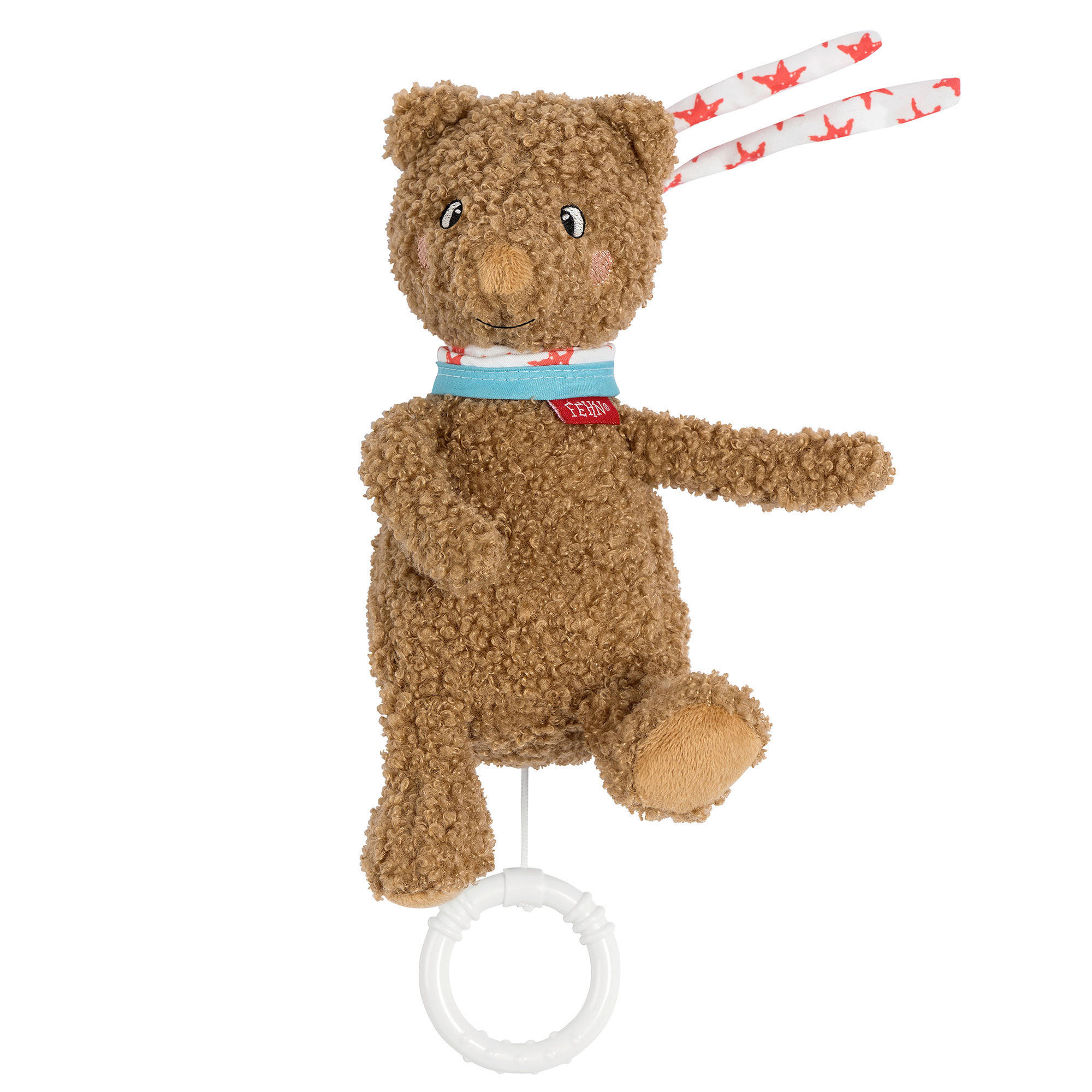 SPIELUHR Bär Fred 21,5/8/6,4 cm  - Hellbraun, Basics, Textil (21,5/8/6,4cm) - Fehn