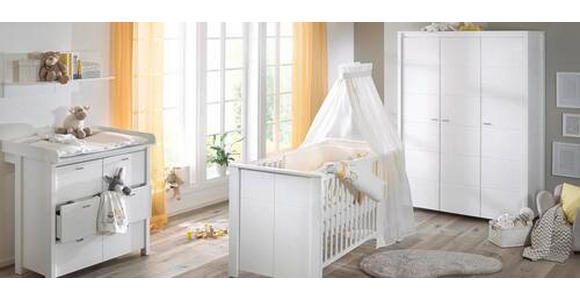 BABYUNTERSTELLREGAL Julija Weiß  - Weiß, Trend, Holzwerkstoff (21/85/30cm) - My Baby Lou